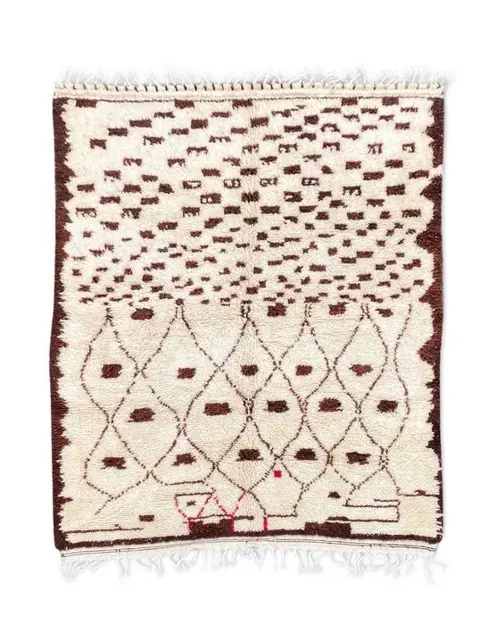 Moroccan Beni Ourain wool Rug - Vloerkleed - 300 cm - 210 cm