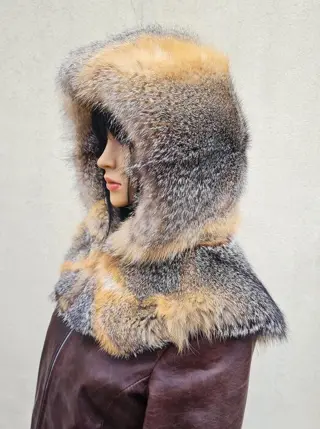 Artisan Furrier - Vos Hoed - Gemaakt in: Italië