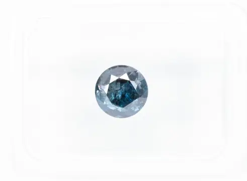 Diamant - 0.97 ct - Fancy Intense Blue colour treated - I3