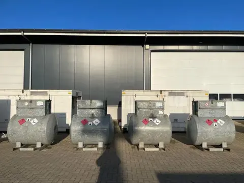dieseltank Rietberg 1000 liter Dieseltank Gegalvaniseerd IBC met keuring !