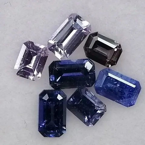 7 pcsVeelkleurige Saffier - 2.16 ct