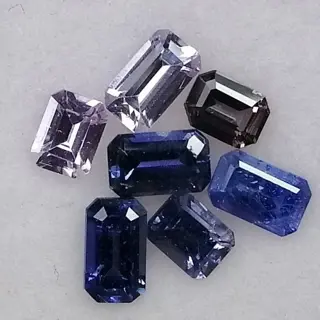7 pcsVeelkleurige Saffier - 2.16 ct