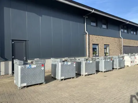 IBC Rietberg 1000 liter IBC Dieseltank Gegalvaniseerd