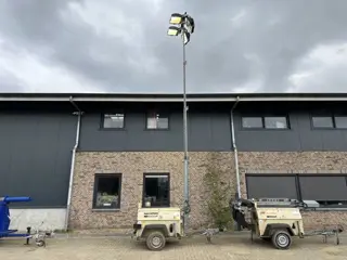 Ingersoll Rand LT6K Kubota 6 kVA Mobiele Lichtmast Aggregaat Light Tower