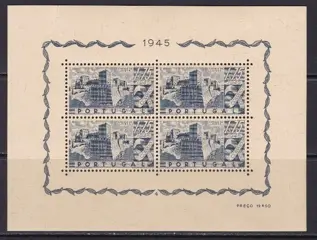 Portugal 1946 - Castles of Portugal - Mundifil bloque 10