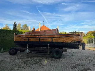 Volvo Antieke houten Sloep - Zeilboot Volvo 2 cilinder Diesel
