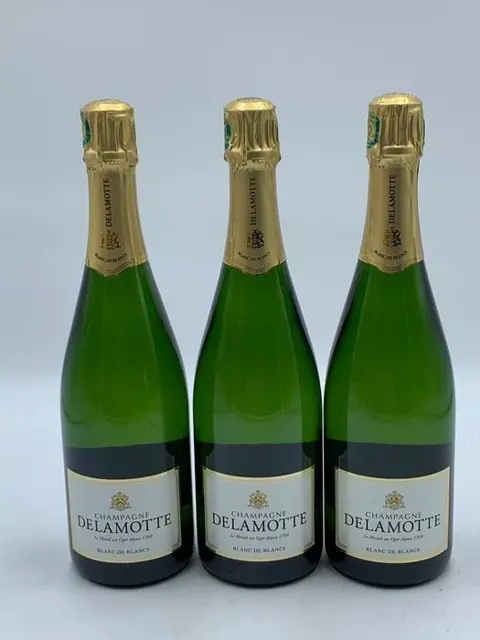 Delamotte "Blanc de Blancs" - Champagne - 3 Flessen (0.75