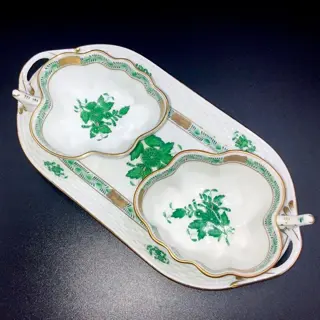 Herend, Hungary - Vanity Serveerset (3 stuks) - "Chinees