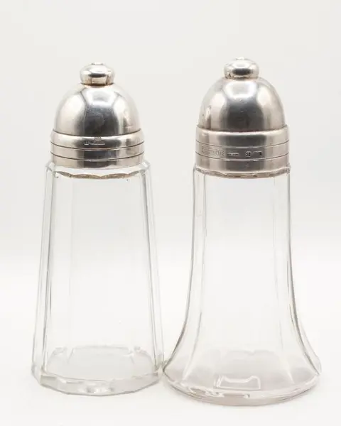 Christofle suikerpot (2) - Kristal, Verzilverd