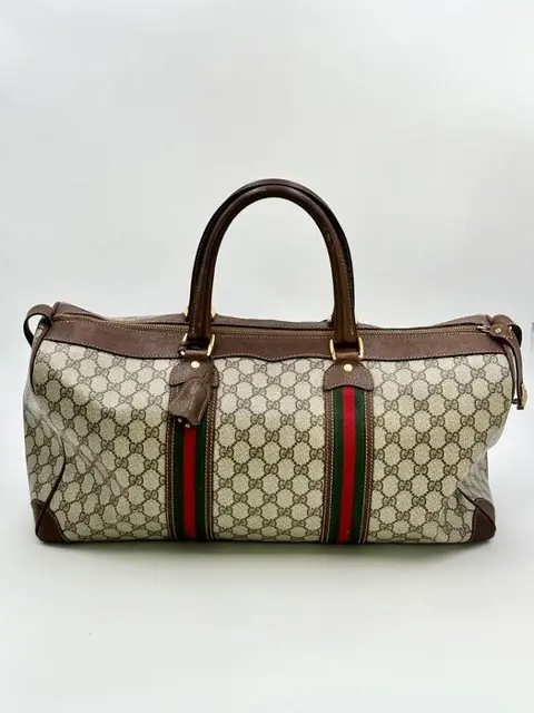 Gucci - GG supreme tela pelle nastri web 50 cm - Reistas