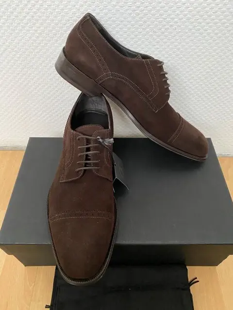 Corneliani - NEW - Made in italy - Brown - Suede &amp;
