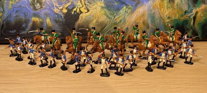 ESCI, Revell - Figuur/beeld Waterloo French Infantry &amp;