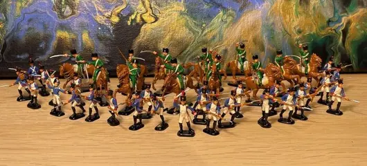 ESCI, Revell - Figuur/beeld Waterloo French Infantry &amp;