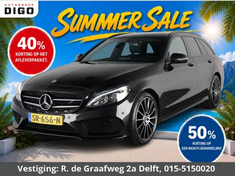 Mercedes-Benz C-klasse Estate 180 Sport Edition *Garantie tot 05-2028! | Burmester Audio | Navigatie