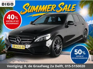 Mercedes-Benz C-klasse Estate 180 Sport Edition *Garantie tot 05-2028! | Burmester Audio | Navigatie