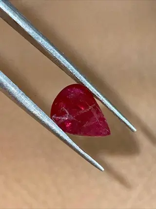 1 pcs Rood Robijn - 3.02 ct