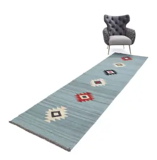 Original Perser Nomaden Modern Kelim aus Echte Wolle -