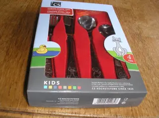 Kinderbestek - 3 en of 4 delig , nieuw