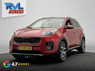 Kia Sportage 1.6 T-GDI GT-Line PlusLine| Dealer Onderhouden | Stoel/Stuur verwarming | Leder | Carpl