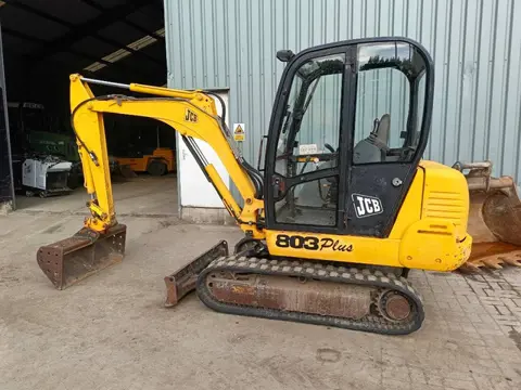 JCB 803 Plus 3 ton minigraver excavator bagger MARGE
