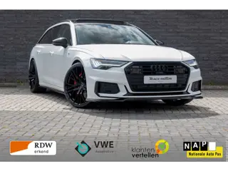 Audi A6 Avant 55 TFSI e quattro Competition Panoramadak White & Black