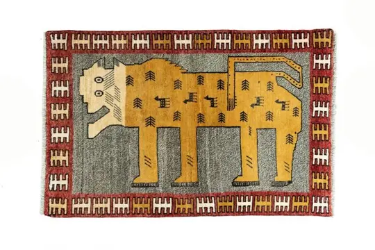 Gabbeh - Verzamelobject - Tijger - 152 cm - 100 cm
