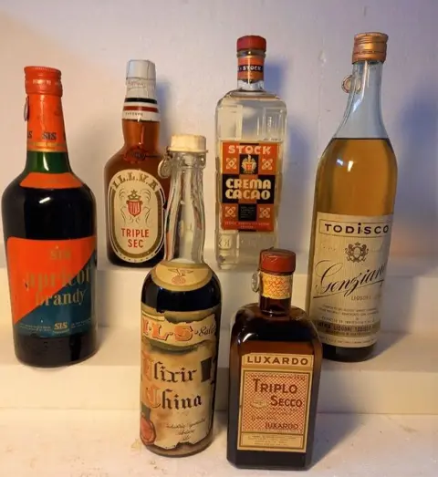 Italian 1950s Spirits - Sis, Luxardo, Illva, Todisco - b.