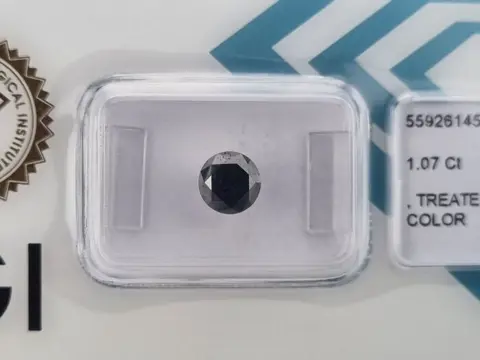 1 pcs Diamant - 1.07 ct - Briljant - ** NO RESERVE PRICE **