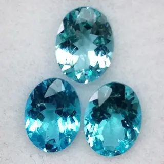 3 pcsApatiet - 3.80 ct