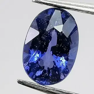 Geen minimumprijs - blauwe saffier - 1.18 ct