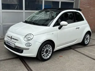 Fiat 500 C 1.2 Lounge,4 cil,AIRCO,LMV,HALF LEER,SPORT STOELEN,NIEUWSTAAT