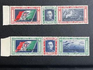 Italië 1936 - Aegean 1934 – mint Balbo triptychs