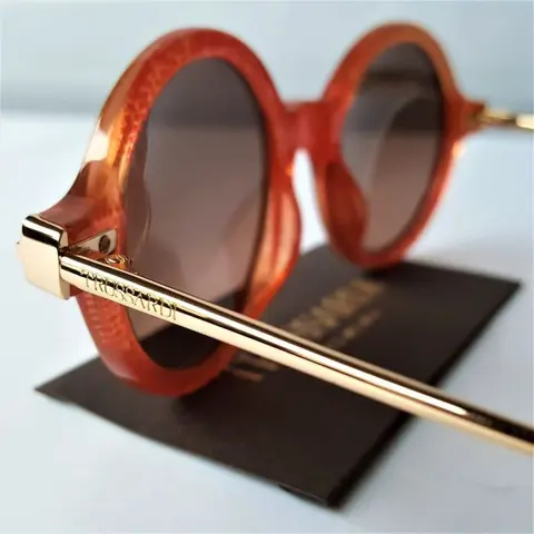 Trussardi - Special Pattern - Gold - New - Zonnebril