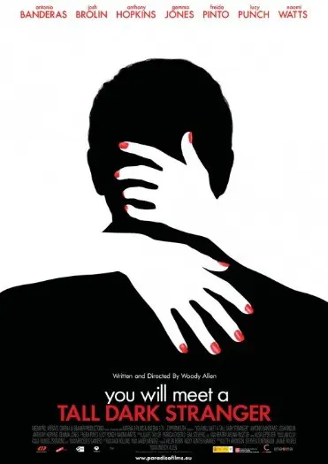 YOU WILL MEET A TALL DARK STRANGER filmposter.