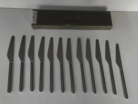 ORA-ITO - Christofle - Messenset (12) - Staal (roestvrij) -