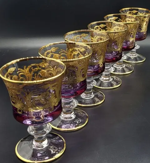 Antica cristalleria italiana - Onnavolgbare bekers