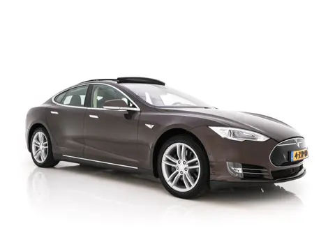 Tesla Model S 85 Base [3-Fase-11kW] {SoH-85%} *PANO | AUTO-PILOT | LEATHER | XENON | NAVI-FULLMAP | 