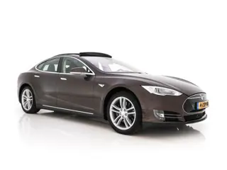 Tesla Model S 85 Base [3-Fase-11kW] {SoH-85%} *PANO | AUTO-PILOT | LEATHER | XENON | NAVI-FULLMAP | 