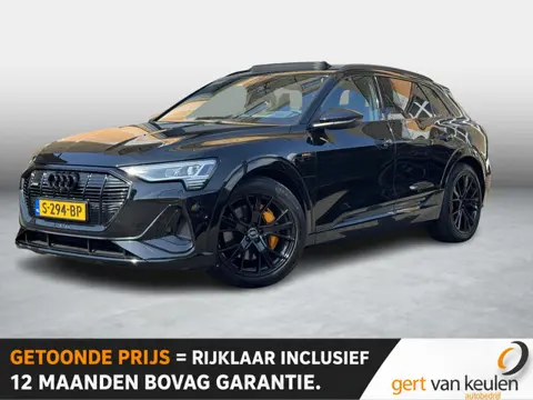 Audi e-tron 55 QUATTRO 408PK S-EDITION 95 kWh PERFORMANCE/LEDER/PANODAK/B&O/NL-AUTO/1E EIG./SOH 91.4