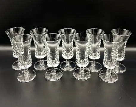 Italian Manufacturer - Vintage likeurset voor 10 in kristal