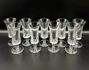 Italian Manufacturer - Vintage likeurset voor 10 in kristal