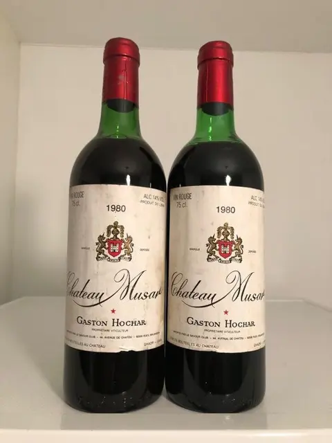 1980 Chateau Musar Gaston Hochar - Bekaa Valley - 2 Fles