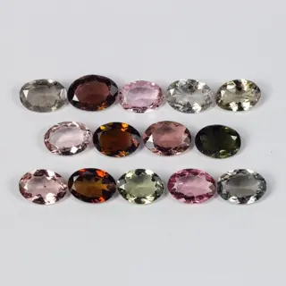 14 pcs- No Reserve - Mix Kleur Toermalijnen - 7.92 ct