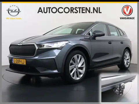 Škoda Enyaq iV 80 204PK SOH 93% Trekhaak Camera Stuurverwarming Navi Apple Carplay Android Auto Pdc 