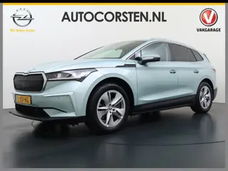 Škoda Enyaq iV 80 204PK Leder Trekhaak Adap.Cruise Stoel+Stuurverwarming Camera 3-Zone Ecc Elek.Acht