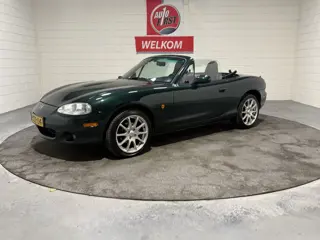 Mazda MX-5 Roadster, 1.6i Exclusive, ICONISCHE uitstraling, zeer netjes, Recente kap, Goede kleur,  