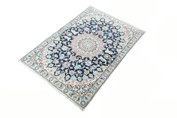 Nain - Zeer fijn vloerkleed met veel zijde - 127 cm - 88 cm