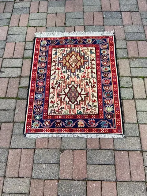 Soumak kelim - Kelim - 97 cm - 81 cm