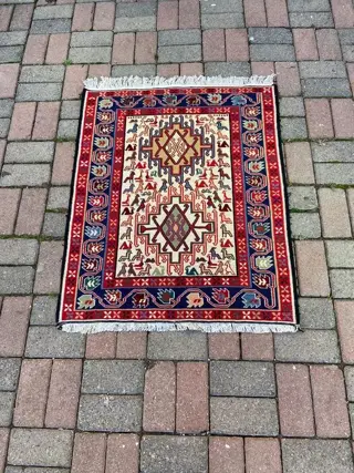 Soumak kelim - Kelim - 97 cm - 81 cm