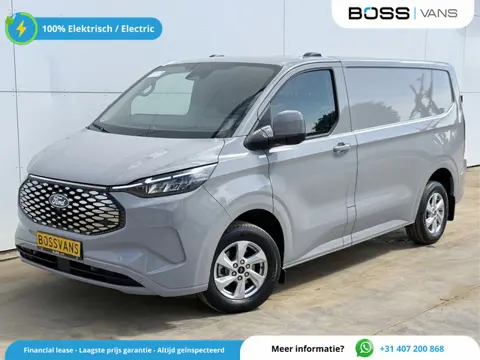 Ford E-Transit Custom 65 kWh 218PK Elektrisch 344km WLTP 2300kg Trekvermogen BEV Snelladen Stoelverw